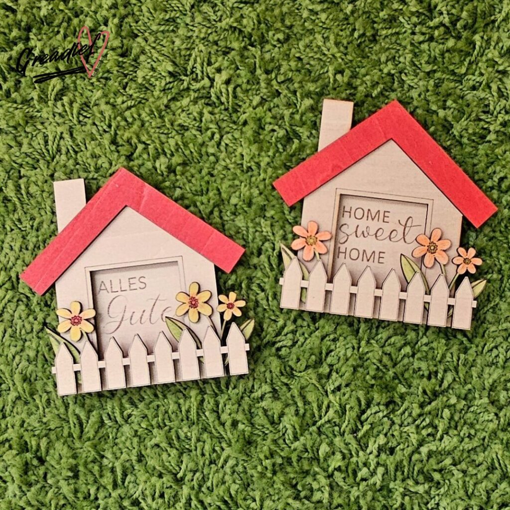 Gutschein Kartenhalter Haus1